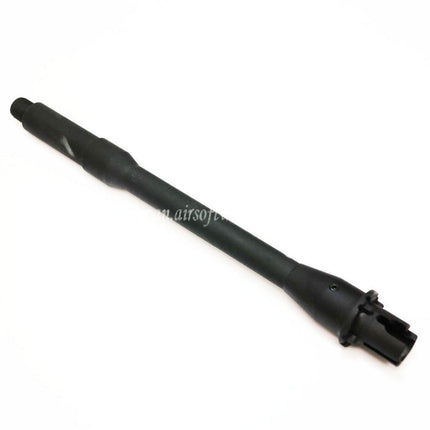 5KU 255mm 10インチ アルミアウターバレル -14mm CCW 反時計回りネジ M4 M16シリーズ AEGライフルに適合 エアソフト ブラック