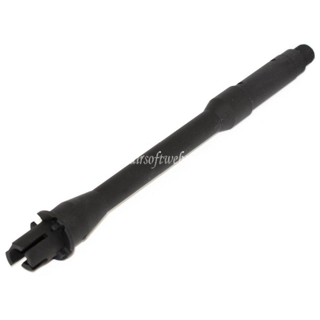 5KU 260mm 10.25インチ アルミアウターバレル - 14mm CCW 反時計回りネジ M4 M16シリーズ AEGライフルに適合 エアソフト ブラック