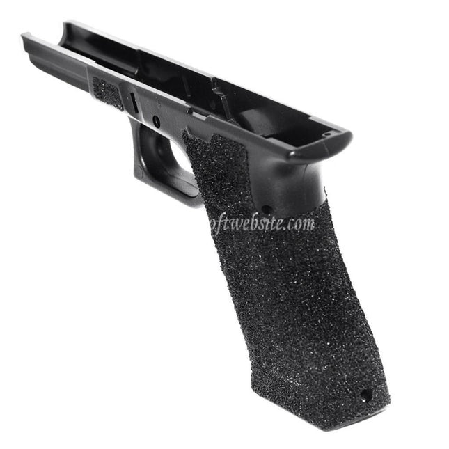 APS ポリマー製 カスタム スティップリング ロアフレーム ACP601 ACP606 Black Hornet 東京マルイ G17 G18C G34 G35 シリーズ GBB ピストル エアソフト ブラック