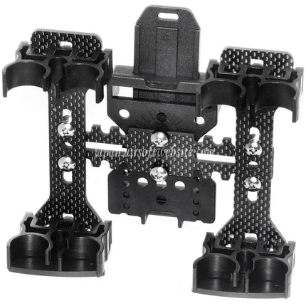 APS 2連装クアッドロードショットシェルキャディシステム ベルトループ付き CAM870ショットガンシェル対応 ブラック
