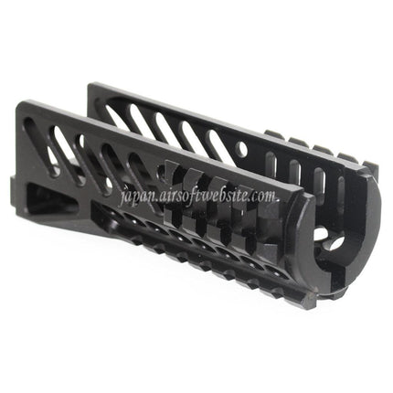 Airsoft Website 130mm CNCアルミ製ロワーハンドガードレールシステム 東京マルイ CYMA GHK LCT E&L AKS74Uシリーズ AEG GBBライフル対応 ブラック
