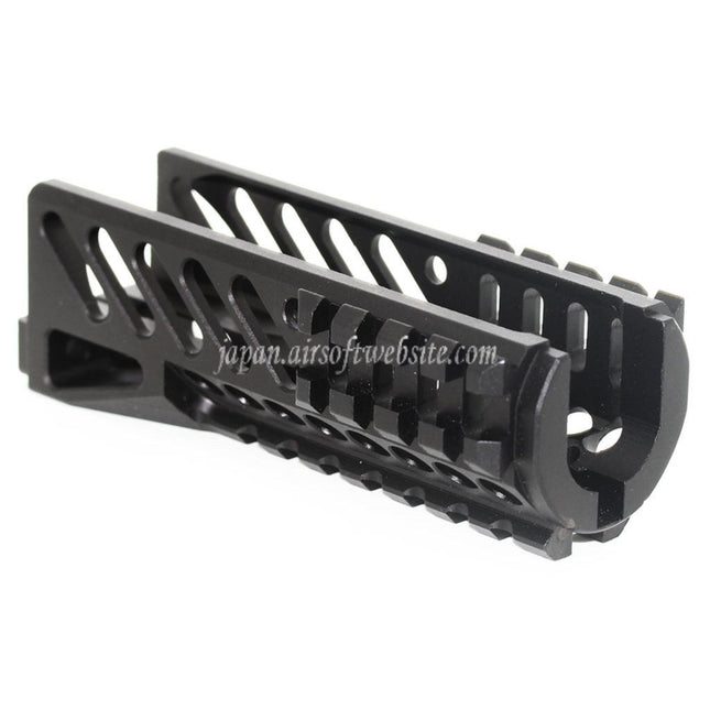 Airsoft Website 130mm CNCアルミ製ロワーハンドガードレールシステム 東京マルイ CYMA GHK LCT E&L AKS74Uシリーズ AEG GBBライフル対応 ブラック