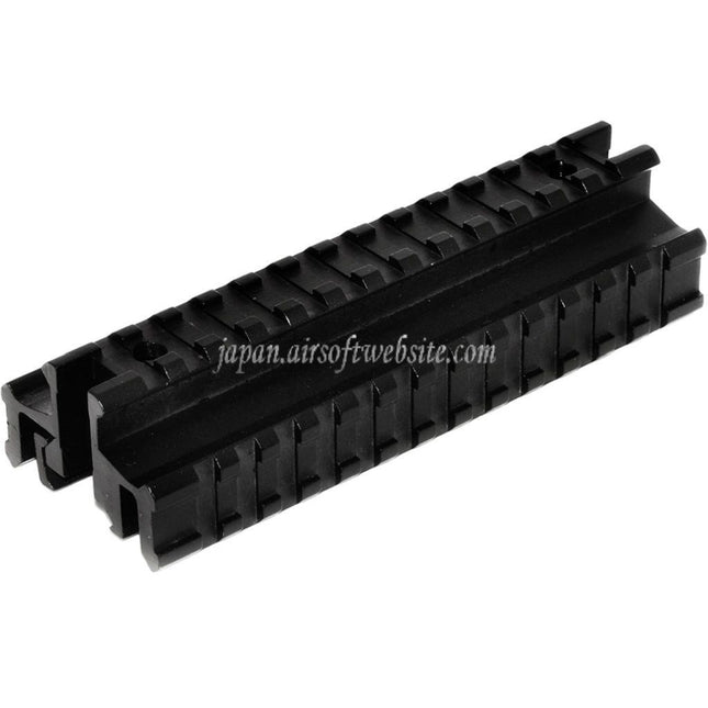 Airsoft Website タクティカルトライレールマウントベース 20mmレールシステムライフル用 ブラック