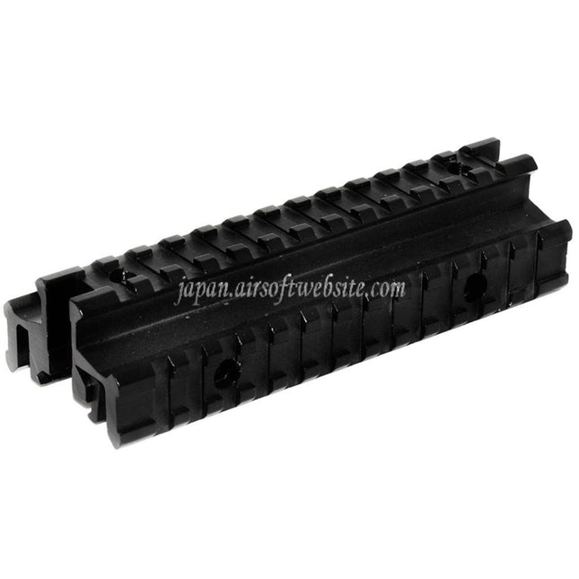 Airsoft Website タクティカルトライレールマウントベース 20mmレールシステムライフル用 ブラック