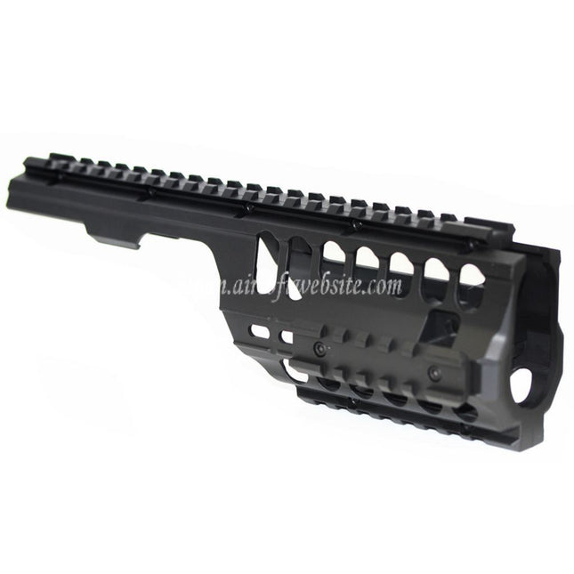 Airsoft Website 軽量250mmハンドガードレールシステム（東京マルイMP5K/MP5K PDWライフル対応） ブラック