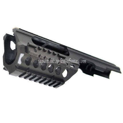 Airsoft Website 軽量250mmハンドガードレールシステム（東京マルイMP5K/MP5K PDWライフル対応） ブラック