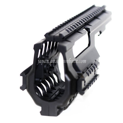 Airsoft Website 軽量250mmハンドガードレールシステム（東京マルイMP5K/MP5K PDWライフル対応） ブラック