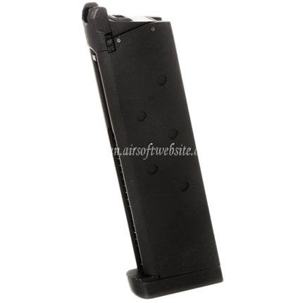 GOLDEN EAGLE 28発ガスマガジン JG GOLDEN EAGLE 3308 3309 DOUBLE BELL ARMY E&C 東京マルイ M.E.U. M1911シリーズ GBBピストル エアソフトガン ブラック