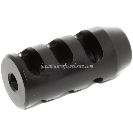 KING ARMS 68mm M700 タクティカルラウンドフラッシュハイダー -14mm CCW 反時計回りネジ式バレルライフル用エアガン ブラック
