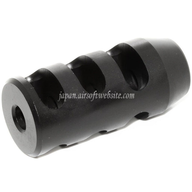 KING ARMS 68mm M700 タクティカルラウンドフラッシュハイダー -14mm CCW 反時計回りネジ式バレルライフル用エアガン ブラック