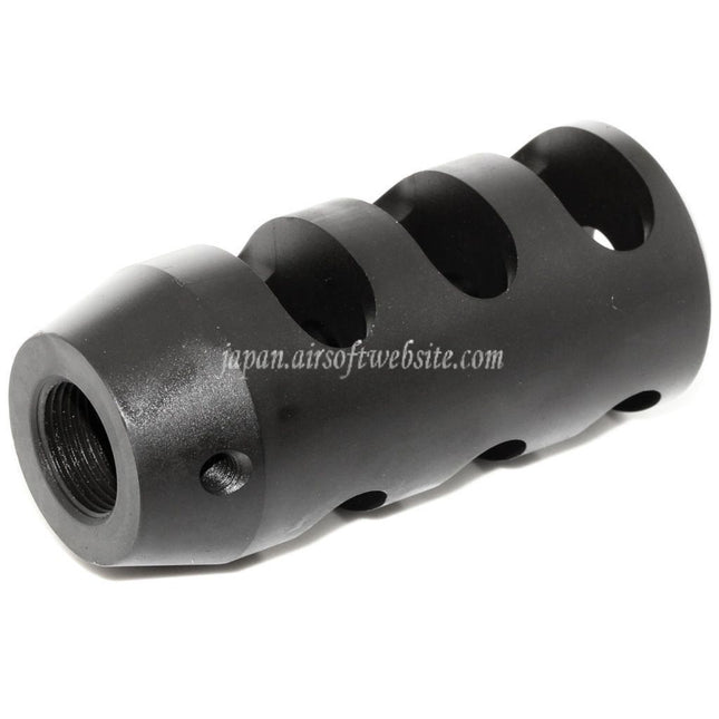 KING ARMS 68mm M700 タクティカルラウンドフラッシュハイダー -14mm CCW 反時計回りネジ式バレルライフル用エアガン ブラック