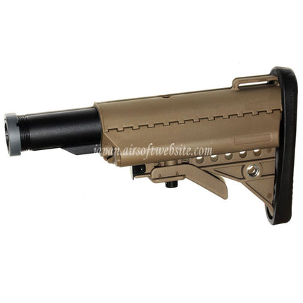 E&C MOD クレーンVTストック 5ポジションチューブ付き M4/M16シリーズ電動ガン対応 エアソフトガン