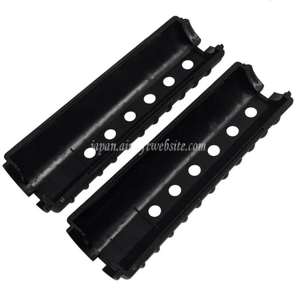 Airsoft Website 155mm M733スタイル プラスチックハンドガード（CYMA E&C 東京マルイ M4 M16シリーズ電動ガン対応）ブラック