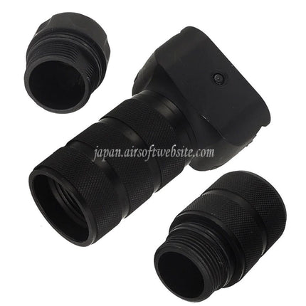 Airsoft Website アルミ製Troyスタイルモジュラーコンバットバーチカルグリップ（20mmピカティニーレール対応）ブラック