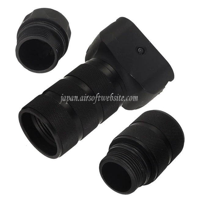 Airsoft Website アルミ製Troyスタイルモジュラーコンバットバーチカルグリップ（20mmピカティニーレール対応）ブラック