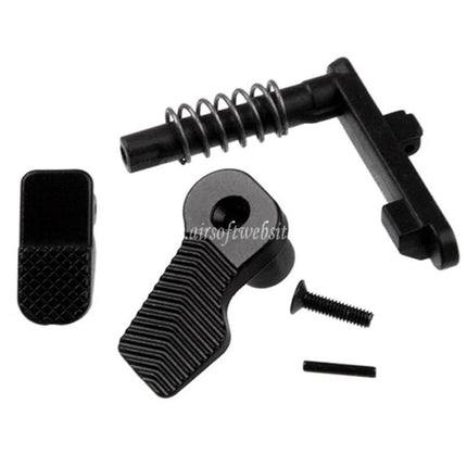 Airsoft Website 金属製両利き用マガジンリリースキャッチ（G&P、CYMA、D-Boys、E&C、VFC、東京マルイM4/M16シリーズ電動ガン対応）ブラック