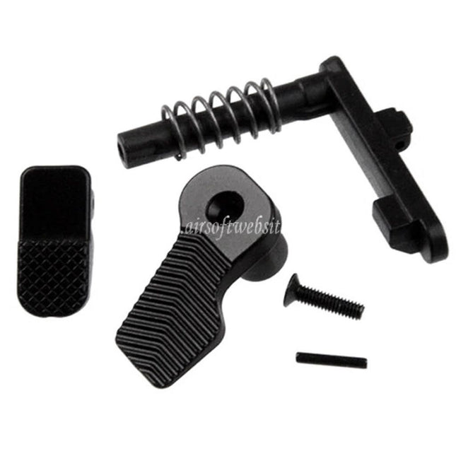 Airsoft Website 金属製両利き用マガジンリリースキャッチ（G&P、CYMA、D-Boys、E&C、VFC、東京マルイM4/M16シリーズ電動ガン対応）ブラック