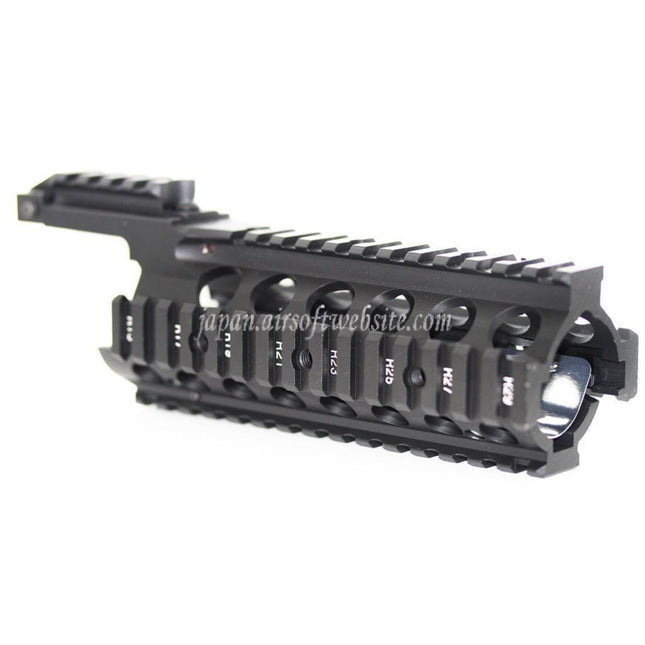 Airsoft Website 210mm CNCアルミ製 RAS キーモッドハンドガードレールシステム 東京マルイ WA M4 M16シリーズライフル用 ブラック