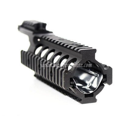Airsoft Website 210mm CNCアルミ製 RAS キーモッドハンドガードレールシステム 東京マルイ WA M4 M16シリーズライフル用 ブラック