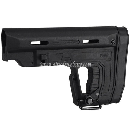 APS ポリファイバーRS1 タイプ1ストック M4 M16シリーズAEGライフル用 ブラック