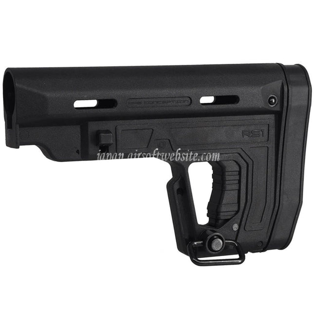 APS ポリファイバーRS1 タイプ1ストック M4 M16シリーズAEGライフル用 ブラック