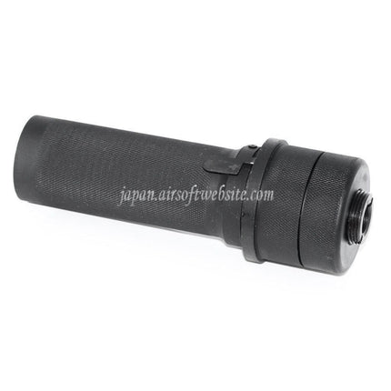 5KU PBS-1 ミニサプレッサー サイレンサー -14mm 逆ネジ 反時計回りバレル AKシリーズライフル対応 ブラック