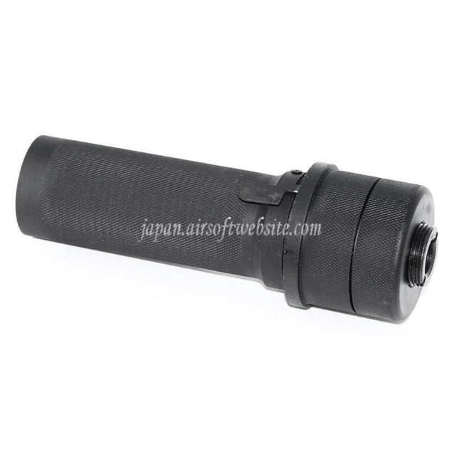 5KU PBS-1 ミニサプレッサー サイレンサー -14mm 逆ネジ 反時計回りバレル AKシリーズライフル対応 ブラック