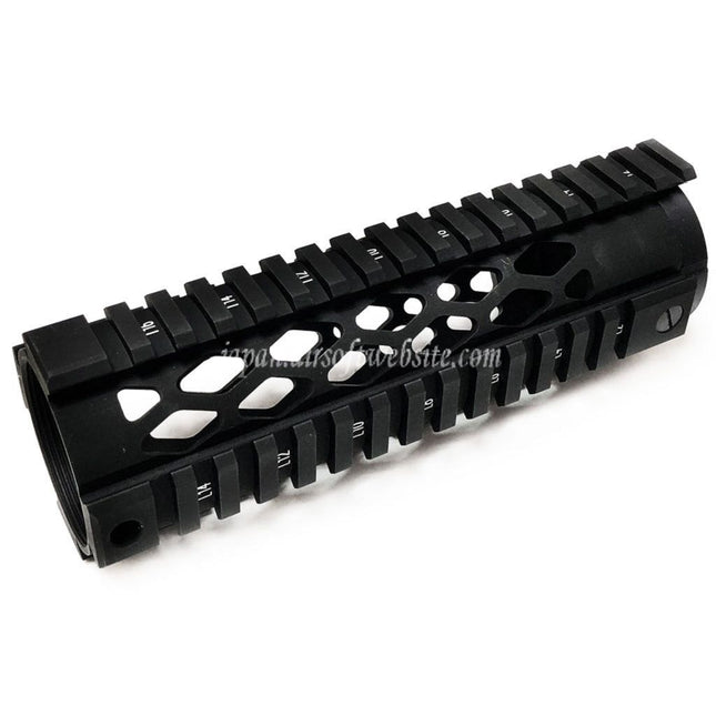 5KU ダイヤモンドシリーズ カービン RAS ハンドガードレールシステム M4 M16シリーズ AEG GBB ライフル対応 ブラック