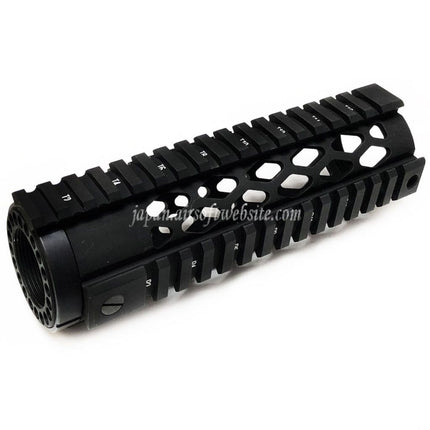 5KU ダイヤモンドシリーズ カービン RAS ハンドガードレールシステム M4 M16シリーズ AEG GBB ライフル対応 ブラック