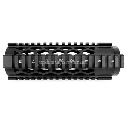 5KU ダイヤモンドシリーズ カービン RAS ハンドガードレールシステム M4 M16シリーズ AEG GBB ライフル対応 ブラック