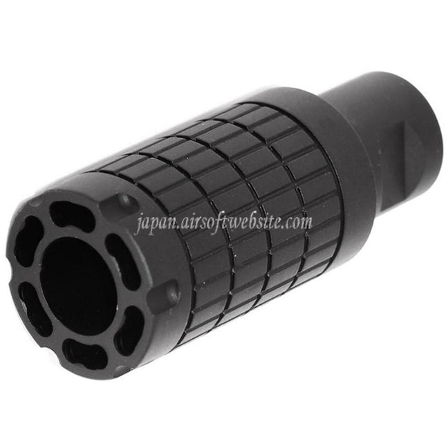 5KU 5KU リニアコンペンセイターフラッシュハイダー GEN-II -14mm CCW 反時計回りネジバレルライフル対応 エアソフトガン ブラック