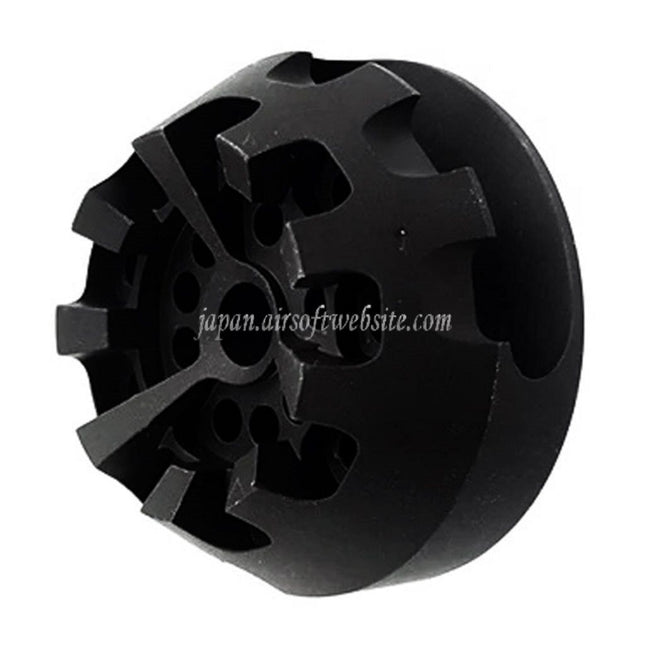 5KU アルミ製 クッキーカッター コンプ・フラッシュハイダー タイプ2（-14mm CCW 反時計回りネジ式バレルライフル対応） エアソフト ブラック