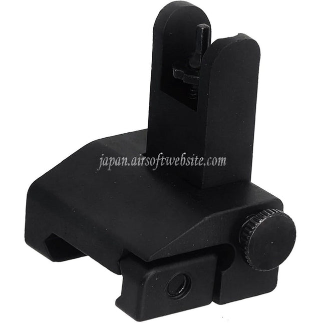 Airsoft Website 金属合金製 フリップアップフロントサイト（20mmピカティニーレールライフル対応）