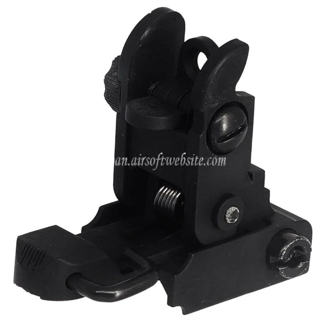 Airsoft Website プラスチック製 M4SS フリップリアサイト（20mmピカティニーレールライフル対応）