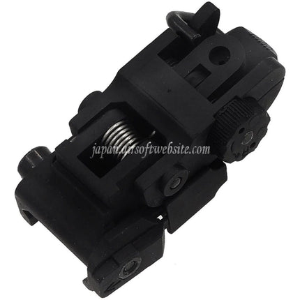 Airsoft Website プラスチック製 M4SS フリップリアサイト（20mmピカティニーレールライフル対応）
