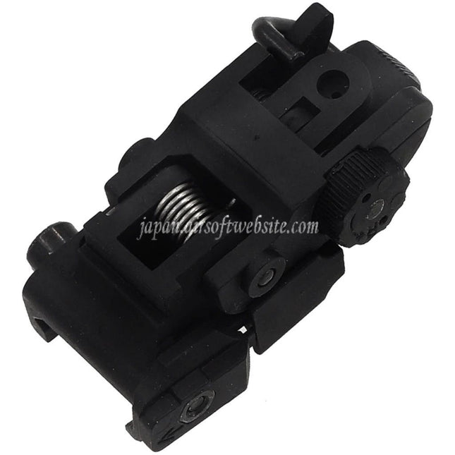 Airsoft Website プラスチック製 M4SS フリップリアサイト（20mmピカティニーレールライフル対応）