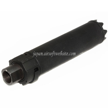 5KU 170mm/191mm SOCOM MG モンスターQDサプレッサー サイレンサーフラッシュハイダー付き -14mm CCW 反時計回りネジバレルライフル エアソフトガン ブラック