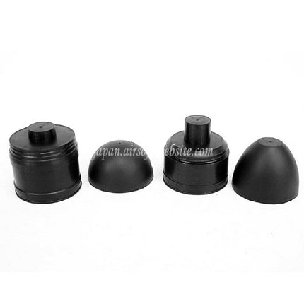 5KU 交換用ゴム弾丸グレインヘッド 12個 40mmカートリッジシェル用 ブラック