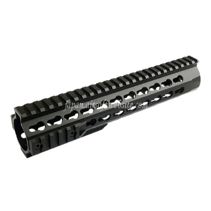 CYMA アルミ製 10インチ 255mm キーモッドハンドガードレールシステム 東京マルイ APS CYMA M4 M16シリーズ AEGライフル対応 ブラック