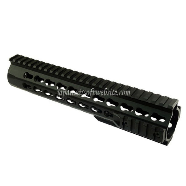 CYMA アルミ製 10インチ 255mm キーモッドハンドガードレールシステム 東京マルイ APS CYMA M4 M16シリーズ AEGライフル対応 ブラック