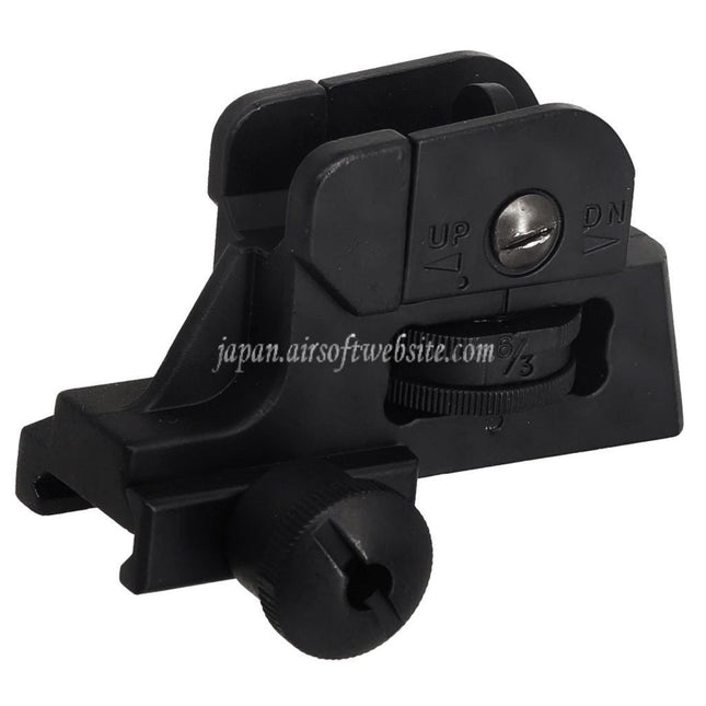 Airsoft Website 金属合金製CQB LMTリアサイト（20mmピカティニーレールライフル対応）