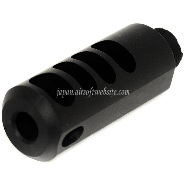 5KU コンペンセイター タイプ0 +14mm CW 時計回りネジ 東京マルイ HI-CAPA 5.1シリーズ GBBピストル エアソフトガン ブラック