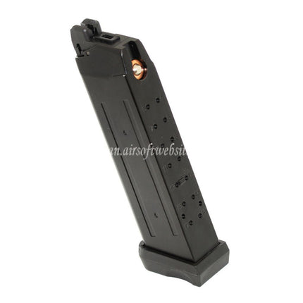APS 23発デュアルパワーCO2マガジン G17 G18C G34 G35 GシリーズGBBピストル用 エアソフトガン ブラック