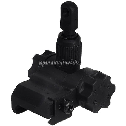 Airsoft Website プラスチック製SCARリアサイト（20mmピカティニーレールライフル対応）