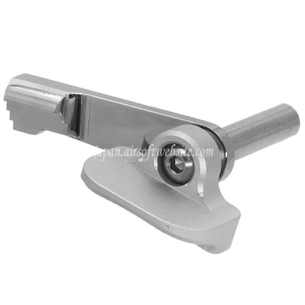 AIP ステンレス鋼 サムレスト付きスライドストップ  東京マルイH-Capa 5.1 4.3シリーズGBBピストルエアソフトガンに適合