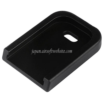 5KU ステンレススチールHIVEマガジンベースプレート 東京マルイ G17 G18C GBBマガジンに適合   ブラック