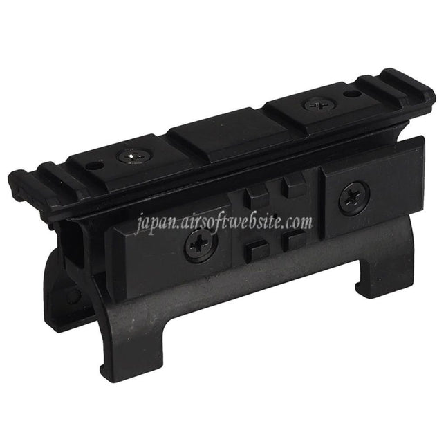 Airsoft Website 20mm 上部およびサイドレールマウントベース  MP5シリーズ電動ガン GBBライフルに適合  ブラック