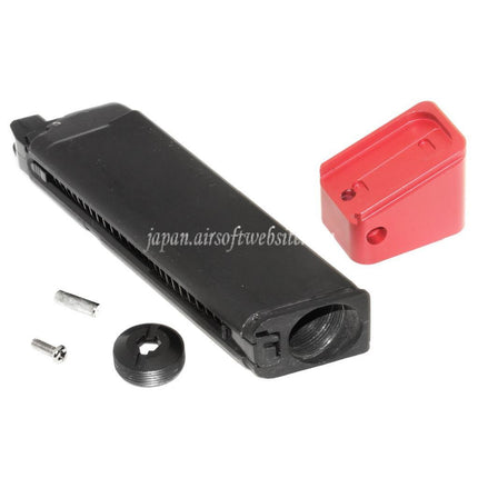 DOUBLE BELL 24発 CO2マガジン G17 G18C Gシリーズ GBBピストル対応 ブラック/レッド