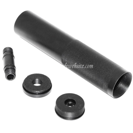 AIRSOFT WEBSITE タイプサイレンサー -/+14mm CW/CCW（正ネジ/逆ネジ） アダプター付き  東京マルイ WELL R2 Vz61 スコーピオン AEP サブマシンガンに適合