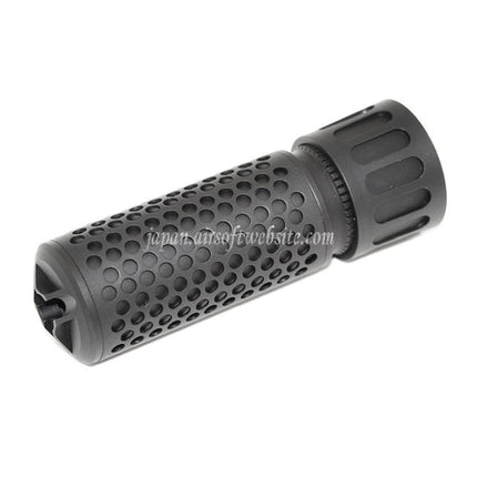 5KU 125mm 5インチ KACスタイル QDC/CQBサプレッサー サイレンサー（フラッシュハイダー付き）-14mm CCW 反時計回りネジバレルライフルに適エアソフト合